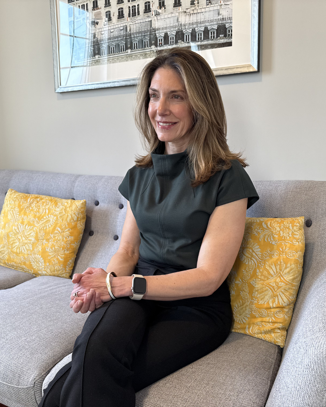 Dr. Emily Stern in a consultation setting