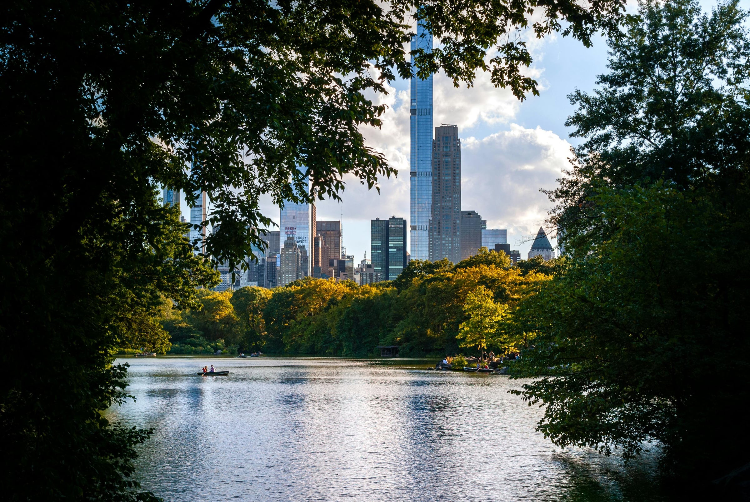 Central Park and Manhattan skyline